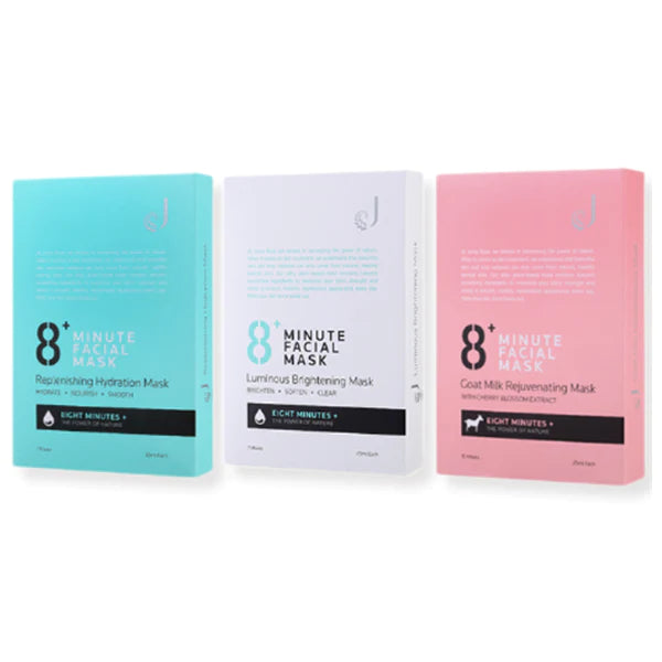 8+ Minute Rejuvenating/ Whitening/Hydration Mask 3set