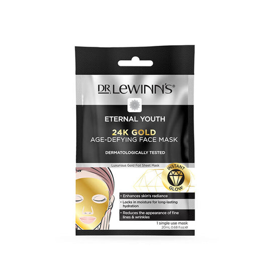 Dr Lewinns Eternal Youth 24k Gold Age-Defying Face Mask 1pack