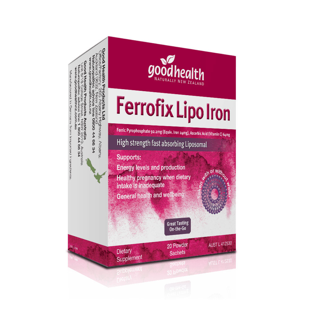 Good Health Ferrofix Lipo Iron - Energy & Pregnancy 20s