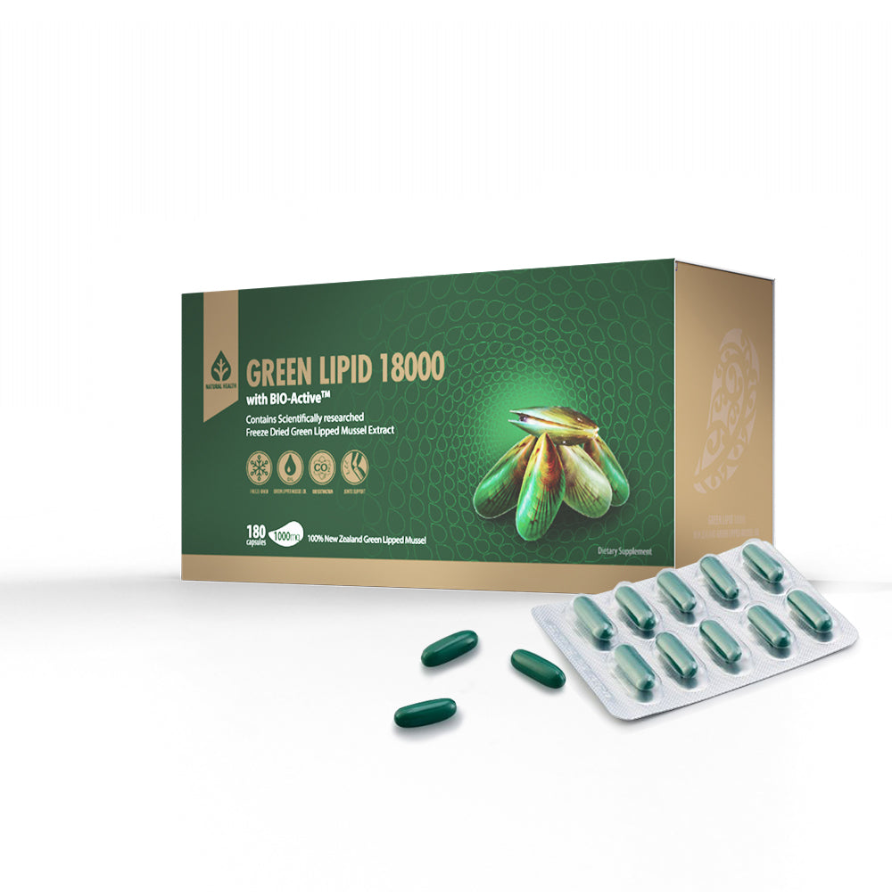 Natural Health Green Lipid 18000 with BIO Activ 180 capsules