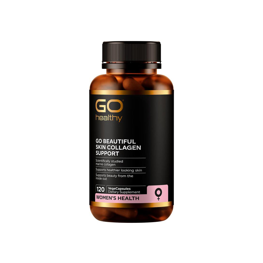 GO Healthy Go Beautiful Skin Collagen Support 120 VegeCapsules