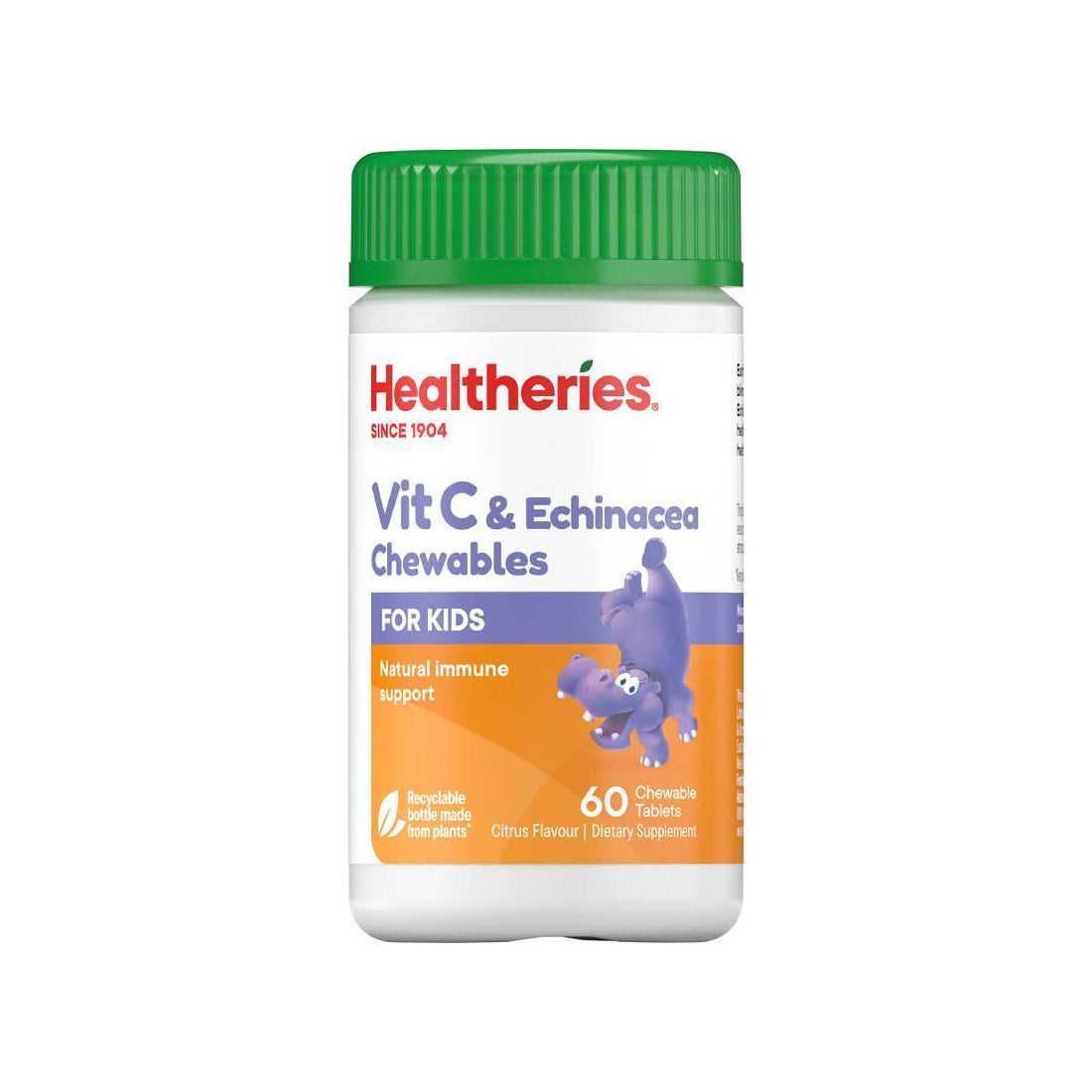 Healtheries Vit C & Echinacea Chewables For Kids 60c