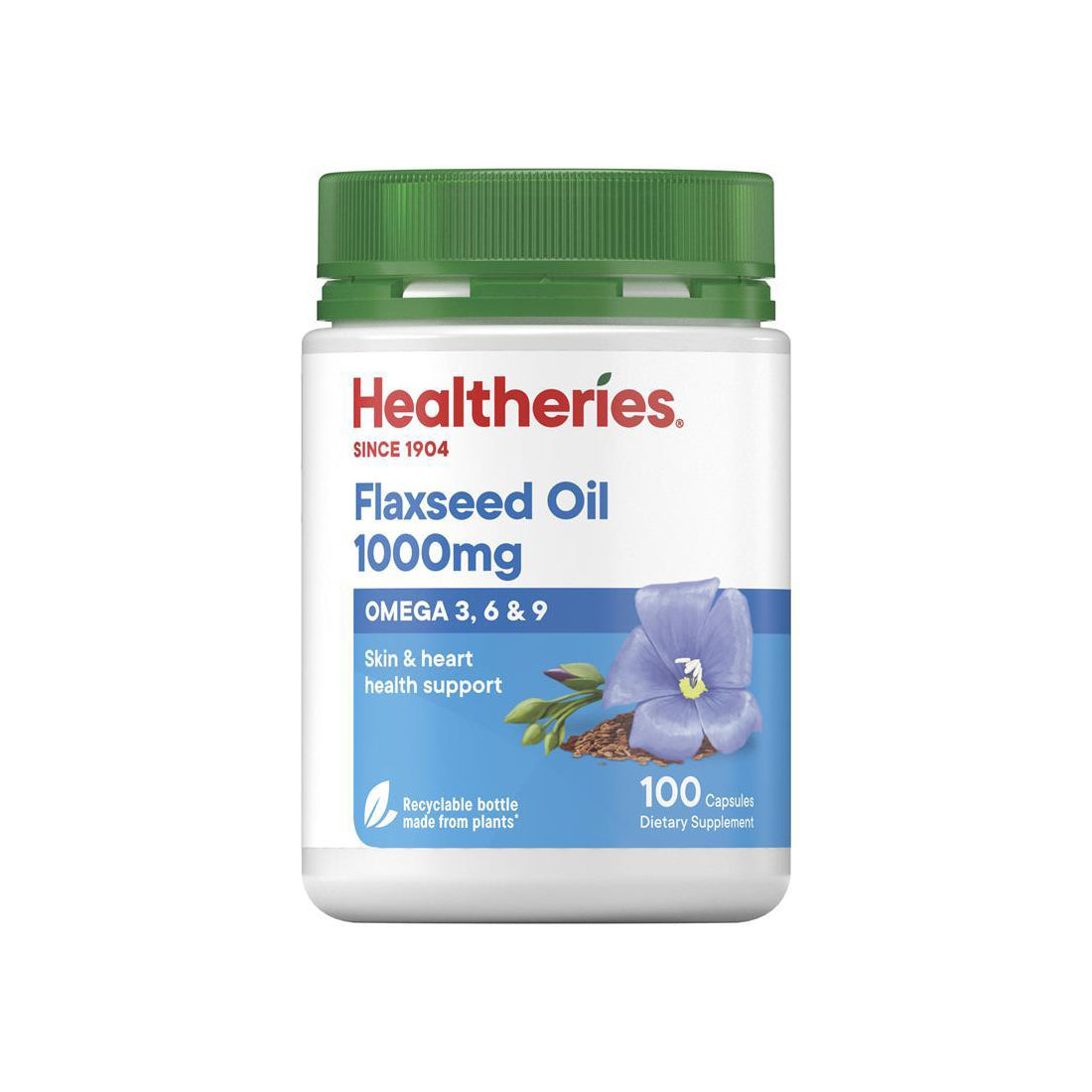 Healtheries Flaxseed Oil 1000mg 100c
