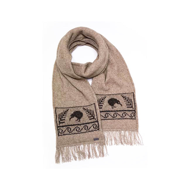 【KORU KNITWEAR】ニュージーランド製 マフラー／ストール Koru Knitwear Kiwi Scarf - KO129 Kiwi scarf – Natural Health