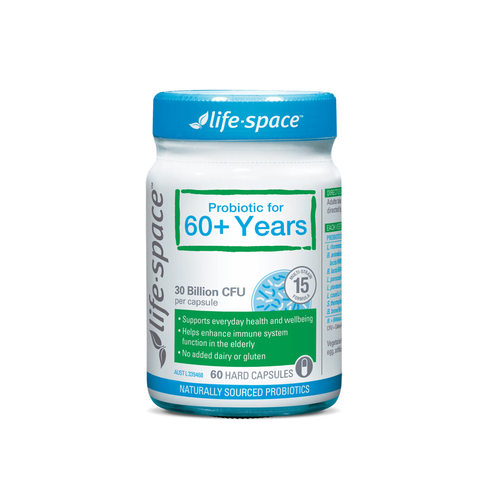 Life Space Probiotic For 60+ Years 60 Capsules