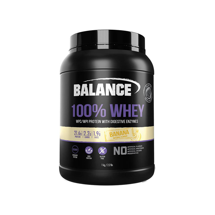 Balance 100% Whey Natural Banana 1kg