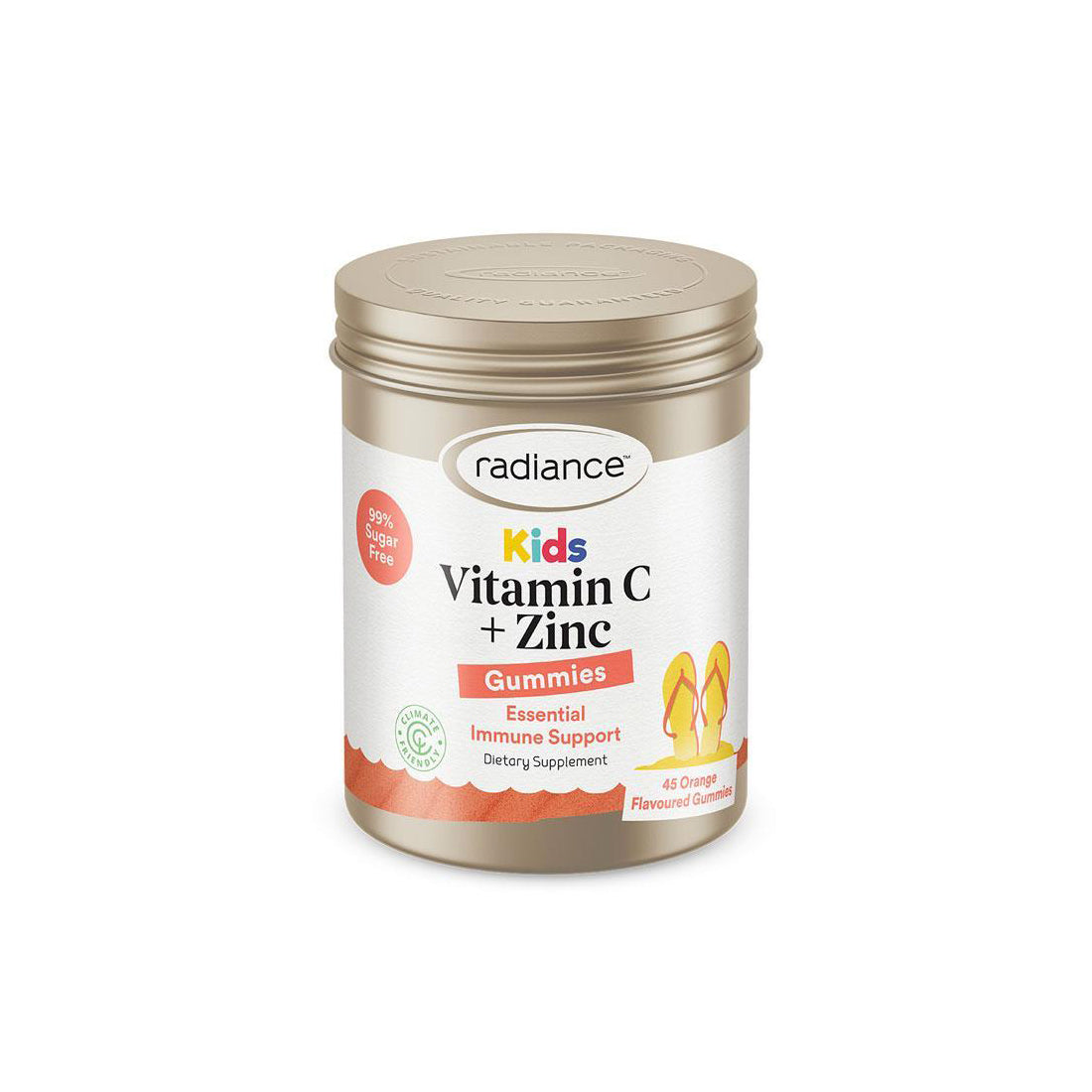 Radiance Kids Gummies Vitamin C & Zinc 45 gummies