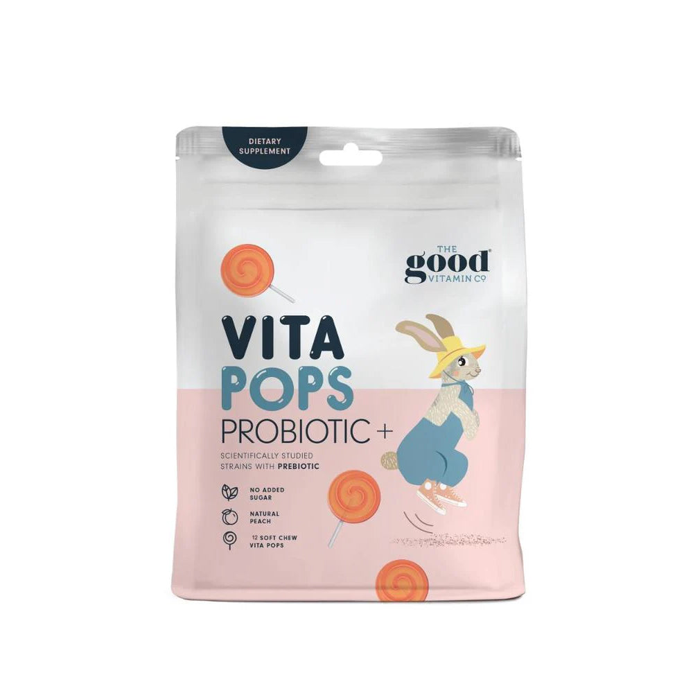 The Good Vitamin Co Kids Probiotic Vita Pops 12 lollipops