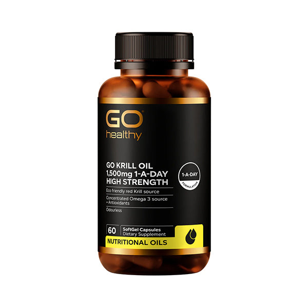 GO Healthy Go Krill Oil 1500mg 60 Capsules