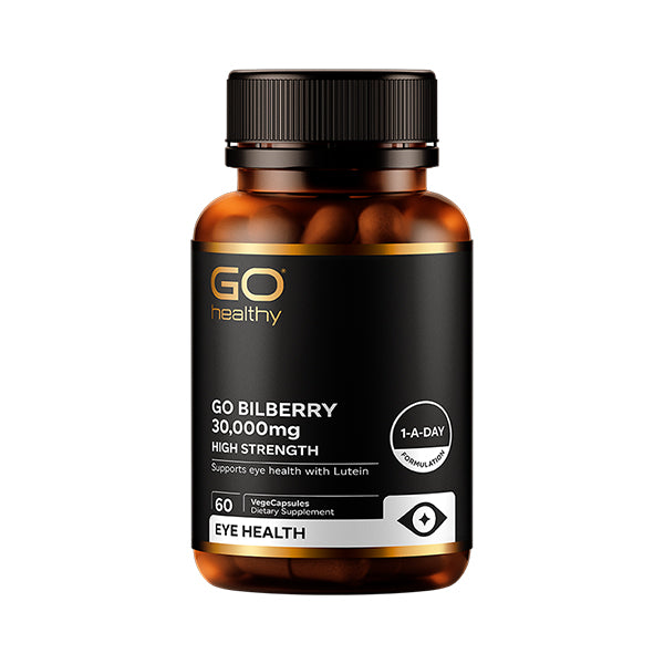 GO Healthy Go Bilberry 30000mg 60 VegeCapsules