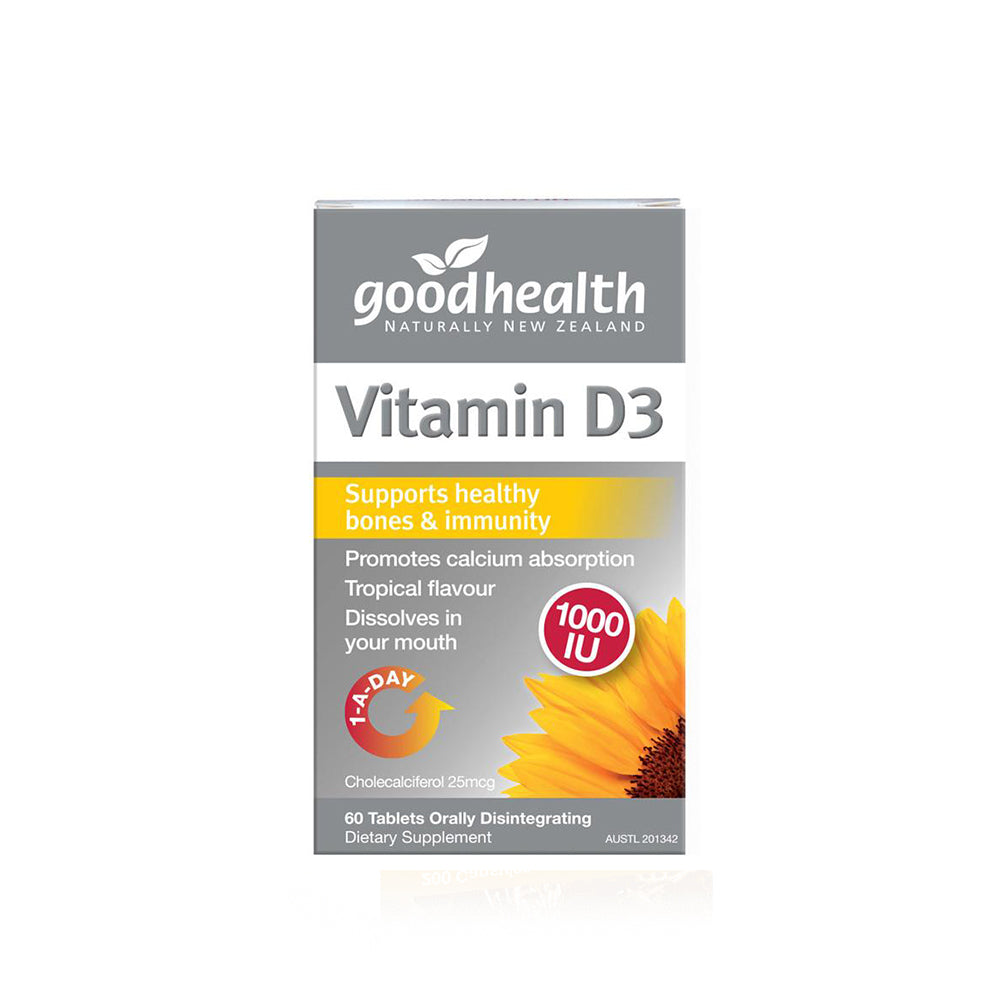 Good Health Vitamin D3 1000IU 120 Tablets