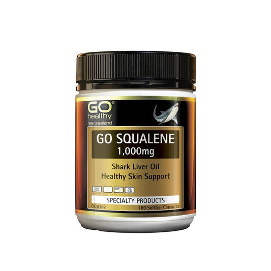 Go Healthy Go Squalene 1000mg 180 VegeCapsules
