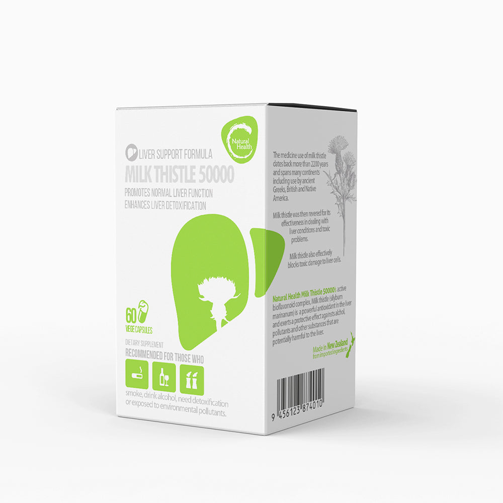 Natural Health Milk Thistle 50000 60c