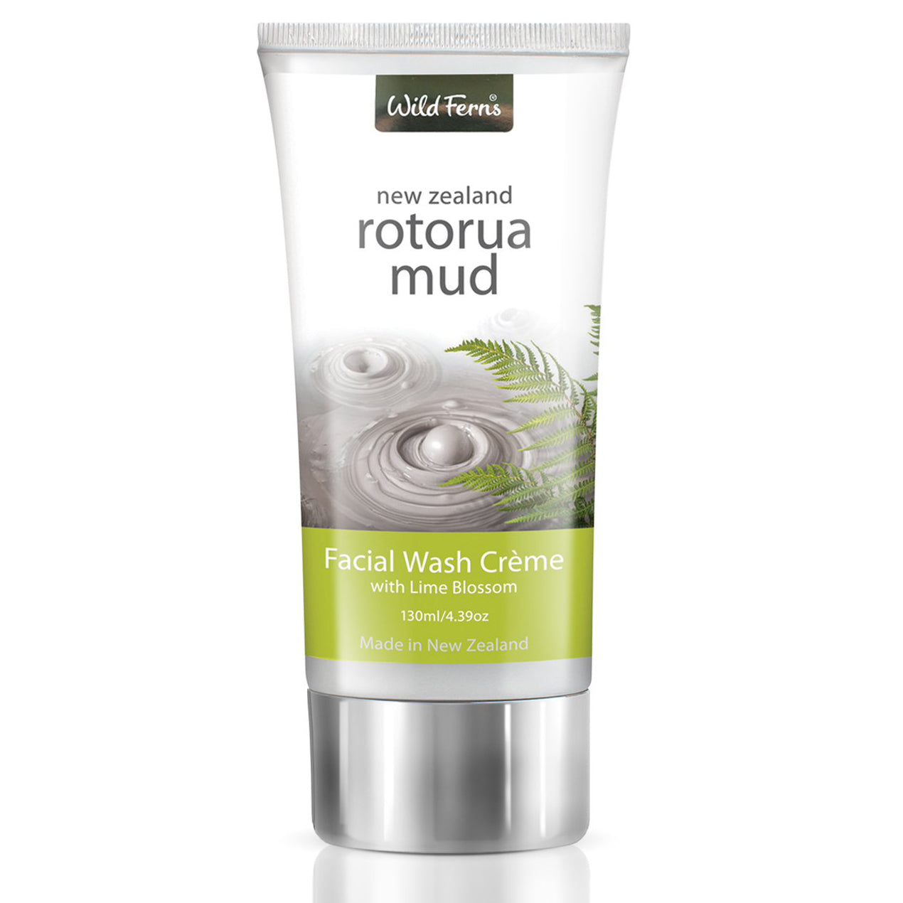 Wild Ferns Rotorua Mud Facial Wash With Lime Bloss 130ml