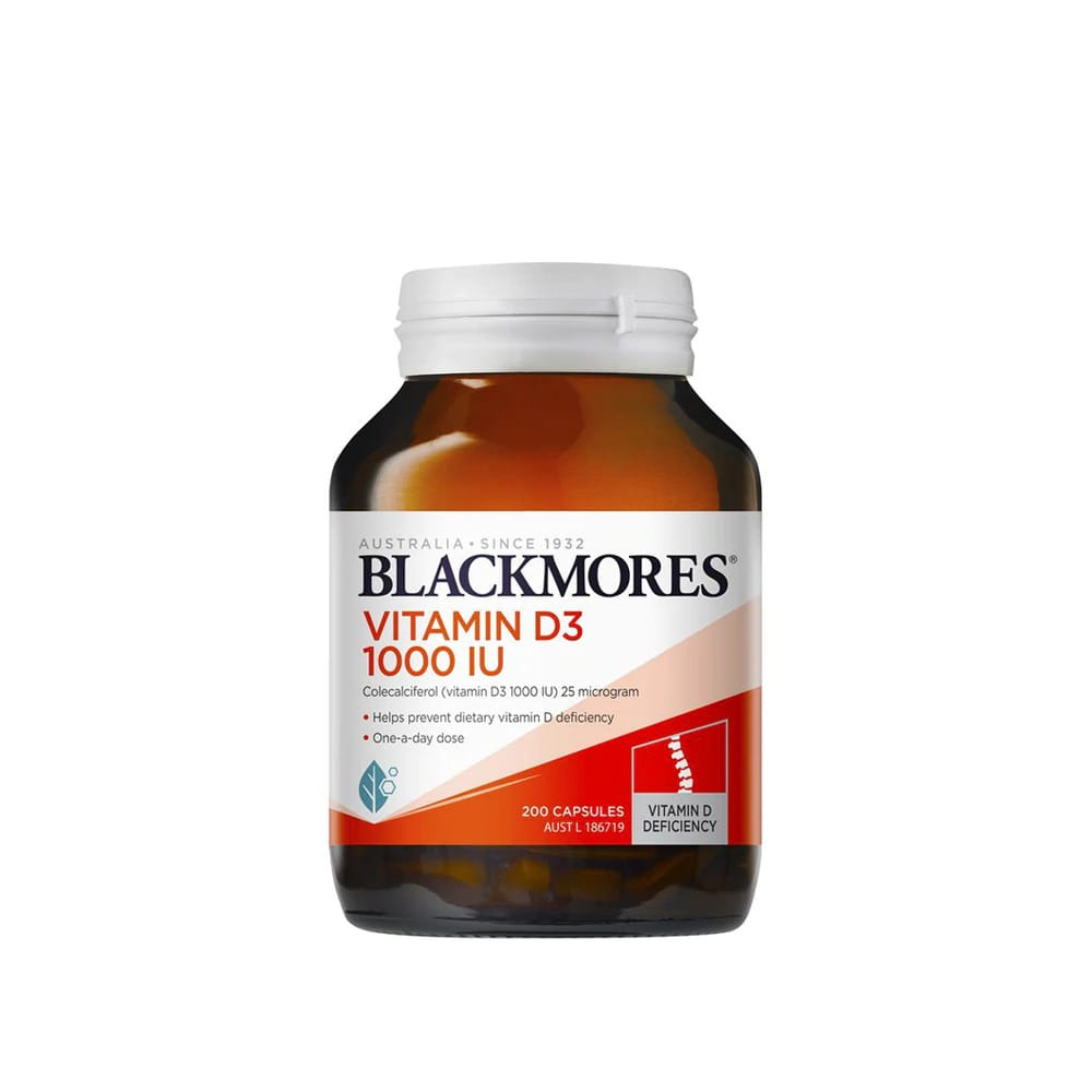 Blackmores Vitamin D3 1000IU 200 Capsules