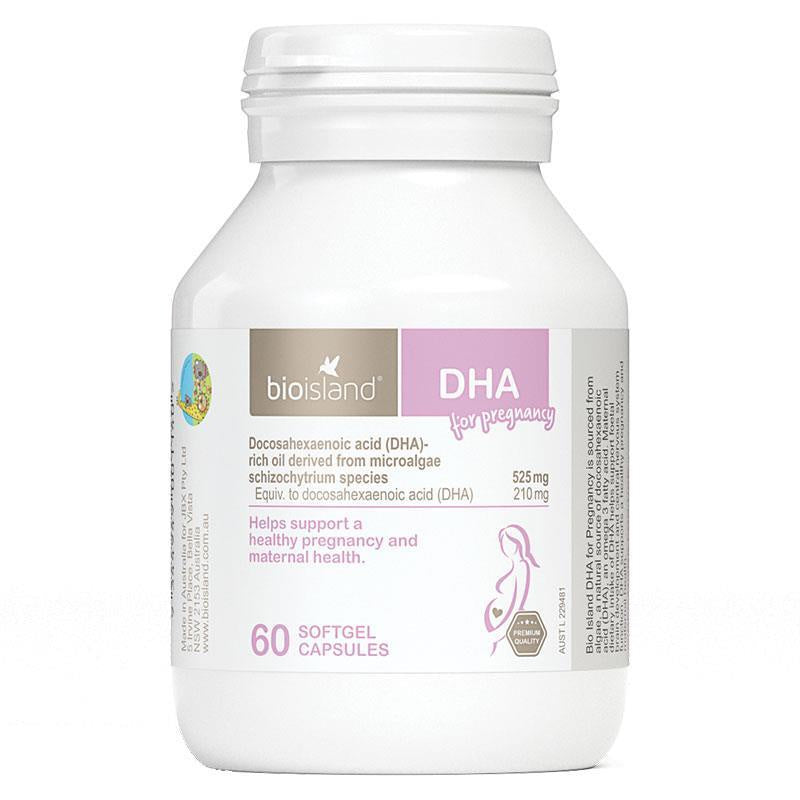 Bio Island DHA for Pregnancy 60 Softgel Capsules