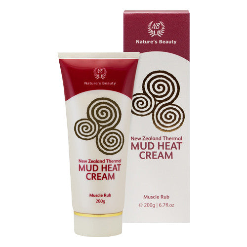Natures Beauty Mud Heat Cream Muscle Rub 200g