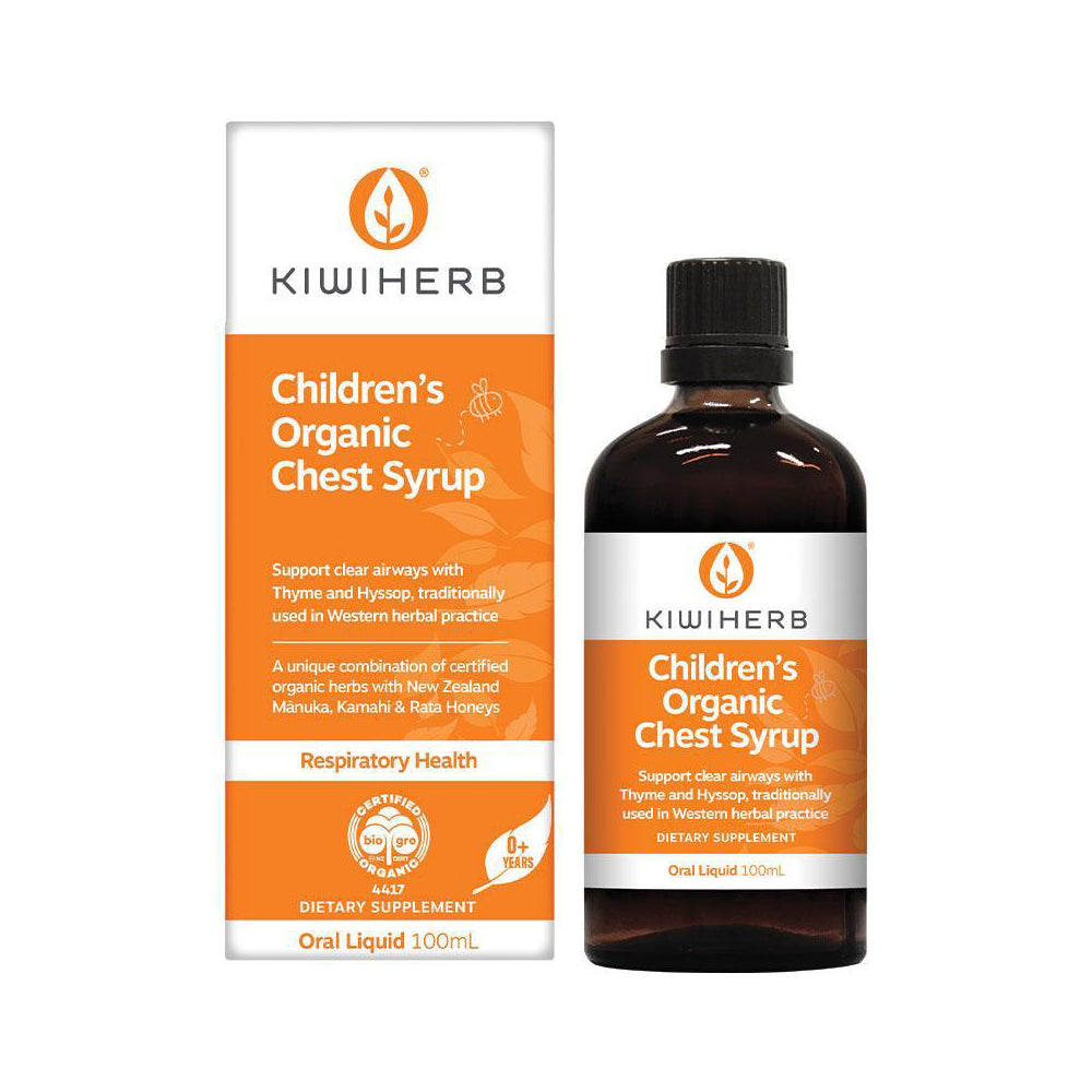 KiwiHerb Childrens Organic Chest Syrup 100ml
