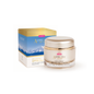 Alpine Silk Anti-ageing SPF 30 Day Crème packaging and product jar, with a background image of mountains.