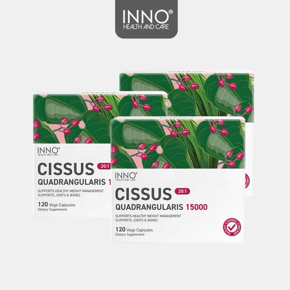 Inno Health and Care Cissus Quadrangularis 15000 120vc 3 sets