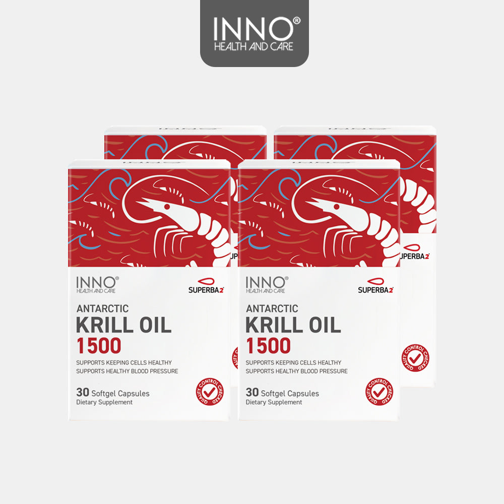 Inno Health and Care Antarctic Krill Oil 1500 Superba 2 30sc 4 sets