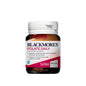 A bottle of Blackmores Folate Daily tablets, which are designed to support cardiovascular system health and folic acid levels. The bottle is labeled with the product name and its benefits.