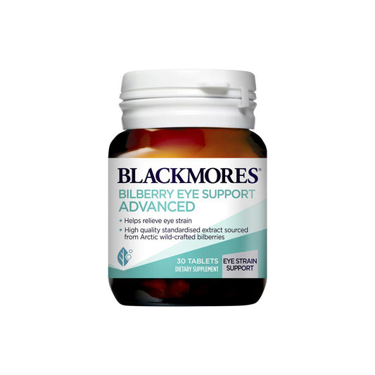 Blackmores bilberry eye support advanced 30c