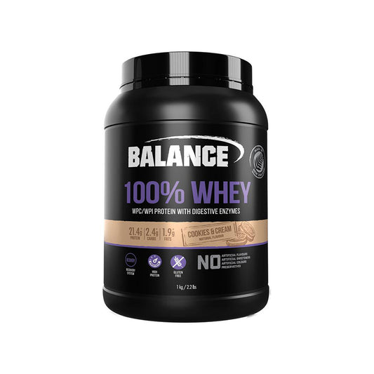 Balance 100 Whey Natural Cookies & Cream 1kg