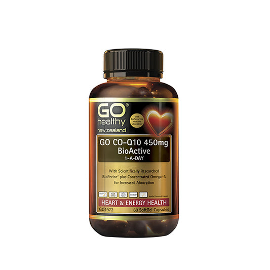 GO Healthy CoQ10 450 毫克生物活性剂每天一粒 60 粒胶囊