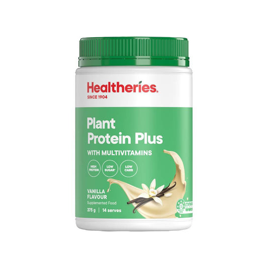 Healtheries Plant Protein Plus Vanilla 375g