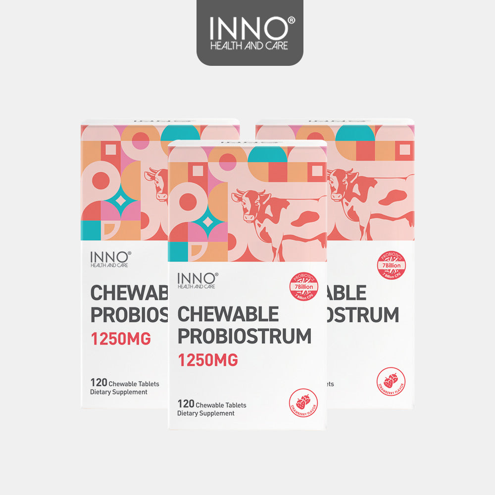 Inno Health and Care Probiostrum 120 Chewable Tablet - Strawberry 3 sets