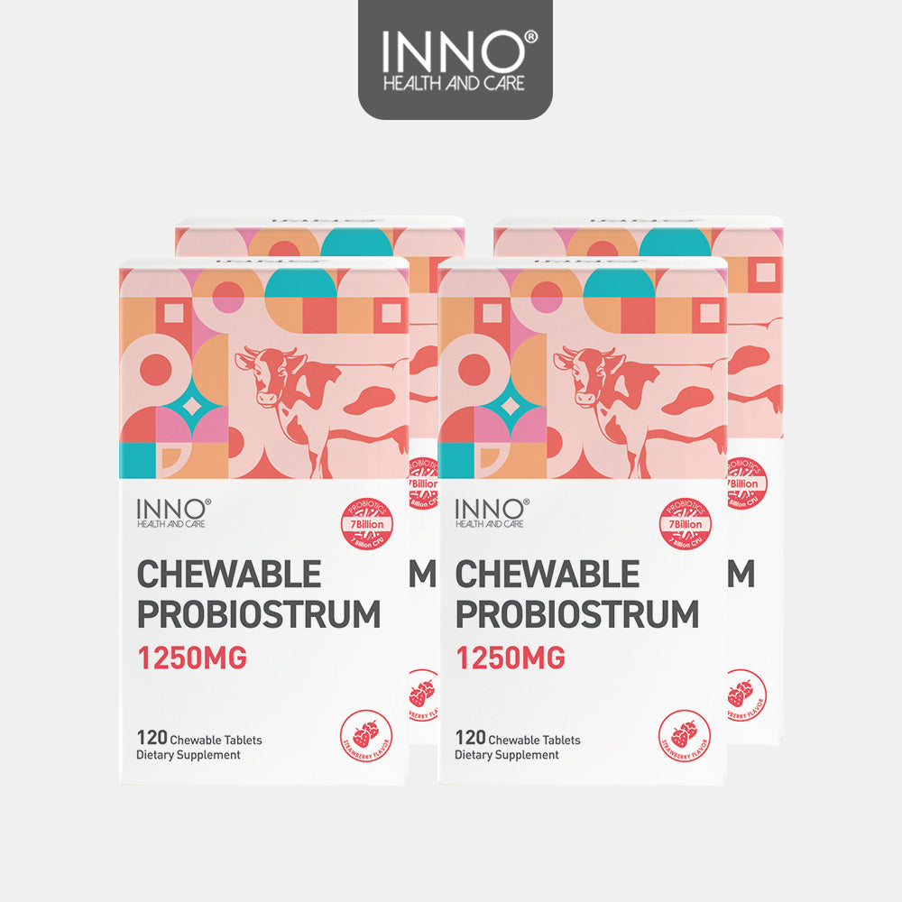 Inno Health and Care Probiostrum 120 Chewable Tablet - Strawberry 4 sets