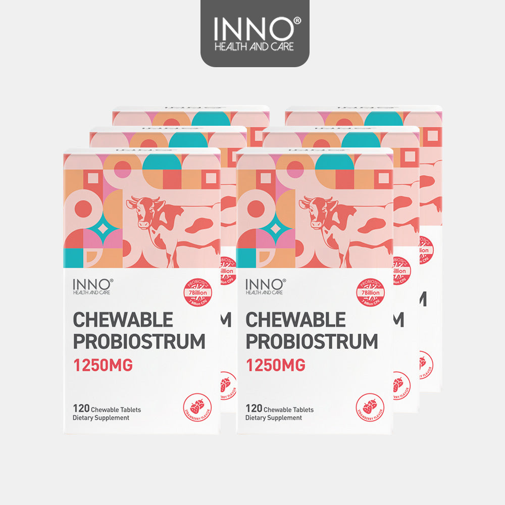 Inno Health and Care Probiostrum 120 Chewable Tablet - Strawberry 6 sets