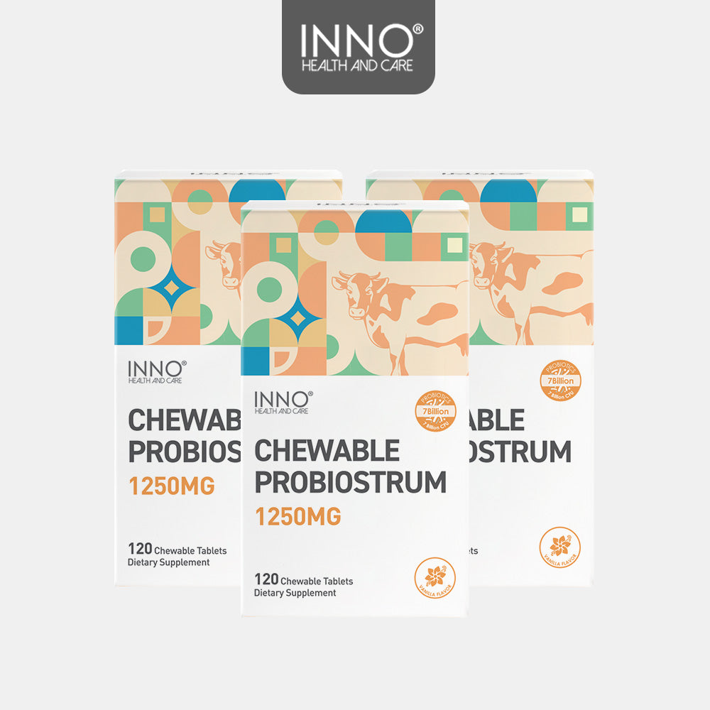 Inno Health and Care Probiostrum 120 Chewable Tablet - Vanilla 3 sets