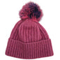 Koru Knitwear Beanie - KO2013 Fur Pompom Beanie