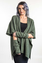 Koru Knitwear Cape - KO553 Zig Zag Textured Cape