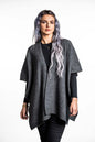 Koru Knitwear Cape - KO553 Zig Zag Textured Cape