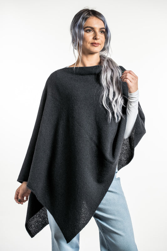 Koru Knitwear -  KO798 Two way poncho