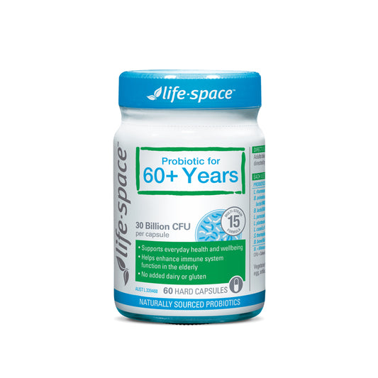 Life Space Probiotic For 60+ Years 60 Capsules