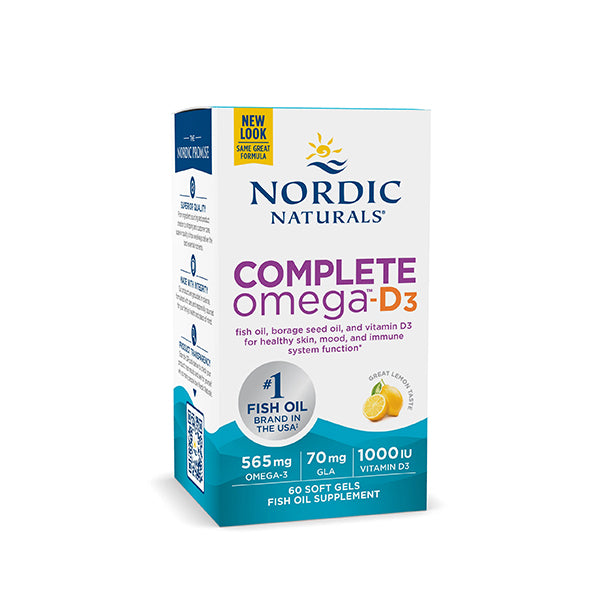 Nordic Naturals complete omega-D3 60s
