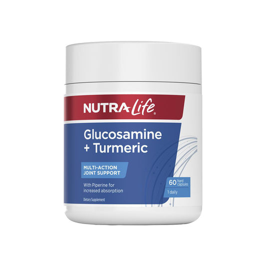 Nutra-Life Glucosamine + Turmeric 60 Capsules