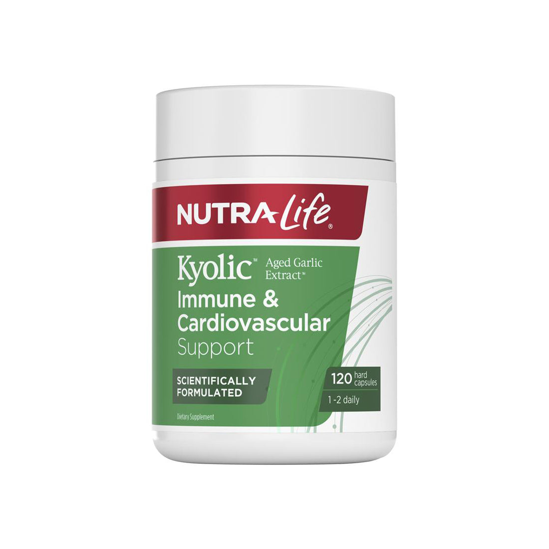 Nutra-Life Kyolic Aged Garlic Extract High Potency 120 Capsules
