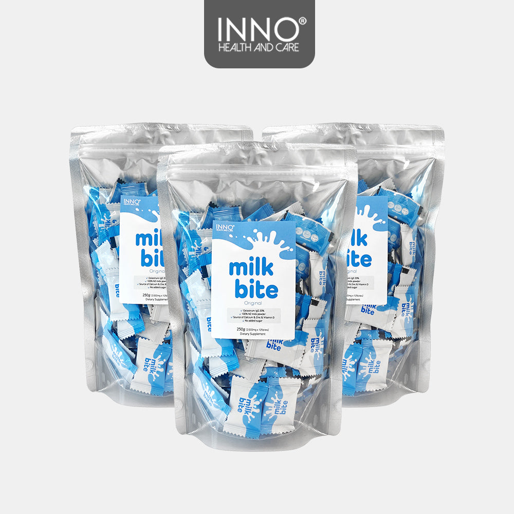 Inno Health and Care 뉴질랜드 100% 밀크 바이트 콜로스트롬 125ct (250g) 3세트