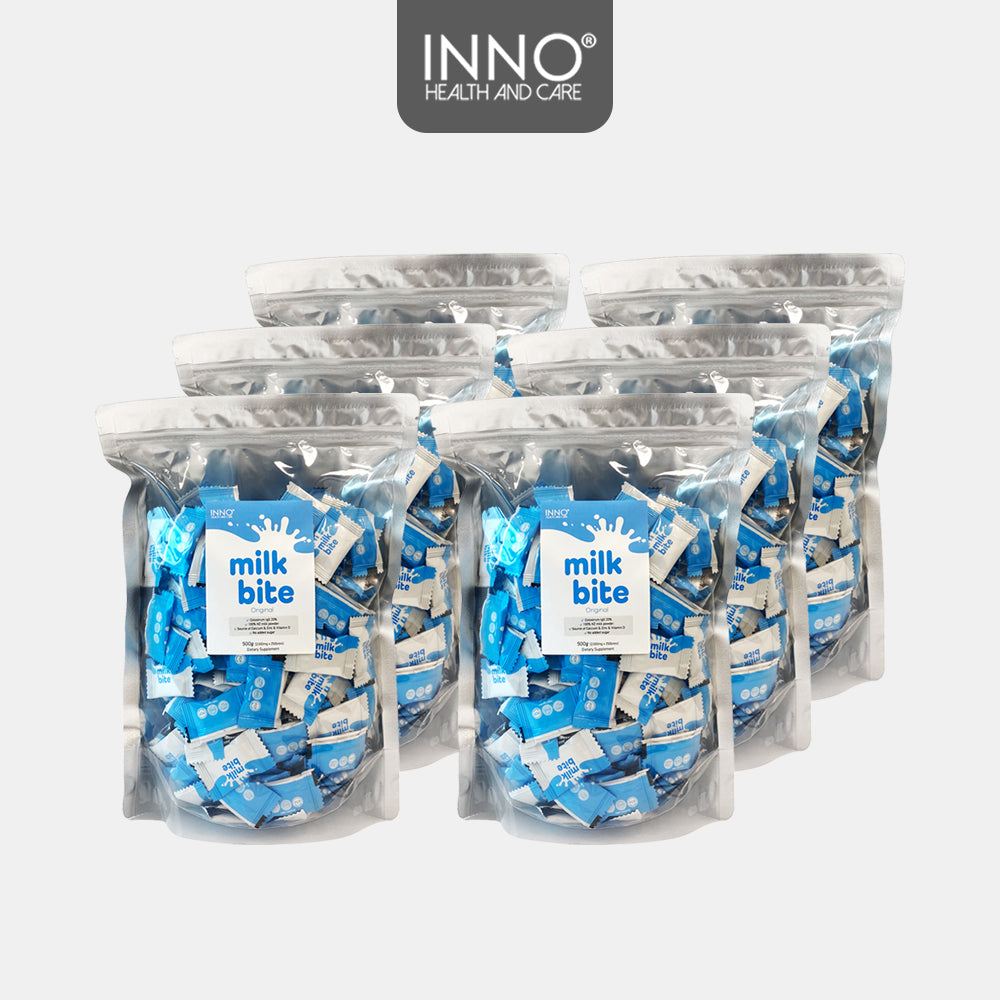 Inno Health and Care 뉴질랜드 100% 밀크 바이트 콜로스트롬 250ct (500g) 6 세트