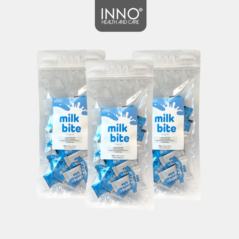 Inno Health and Care 뉴질랜드 100% 밀크 바이트 콜로스트롬 30ct (60g) 3세트