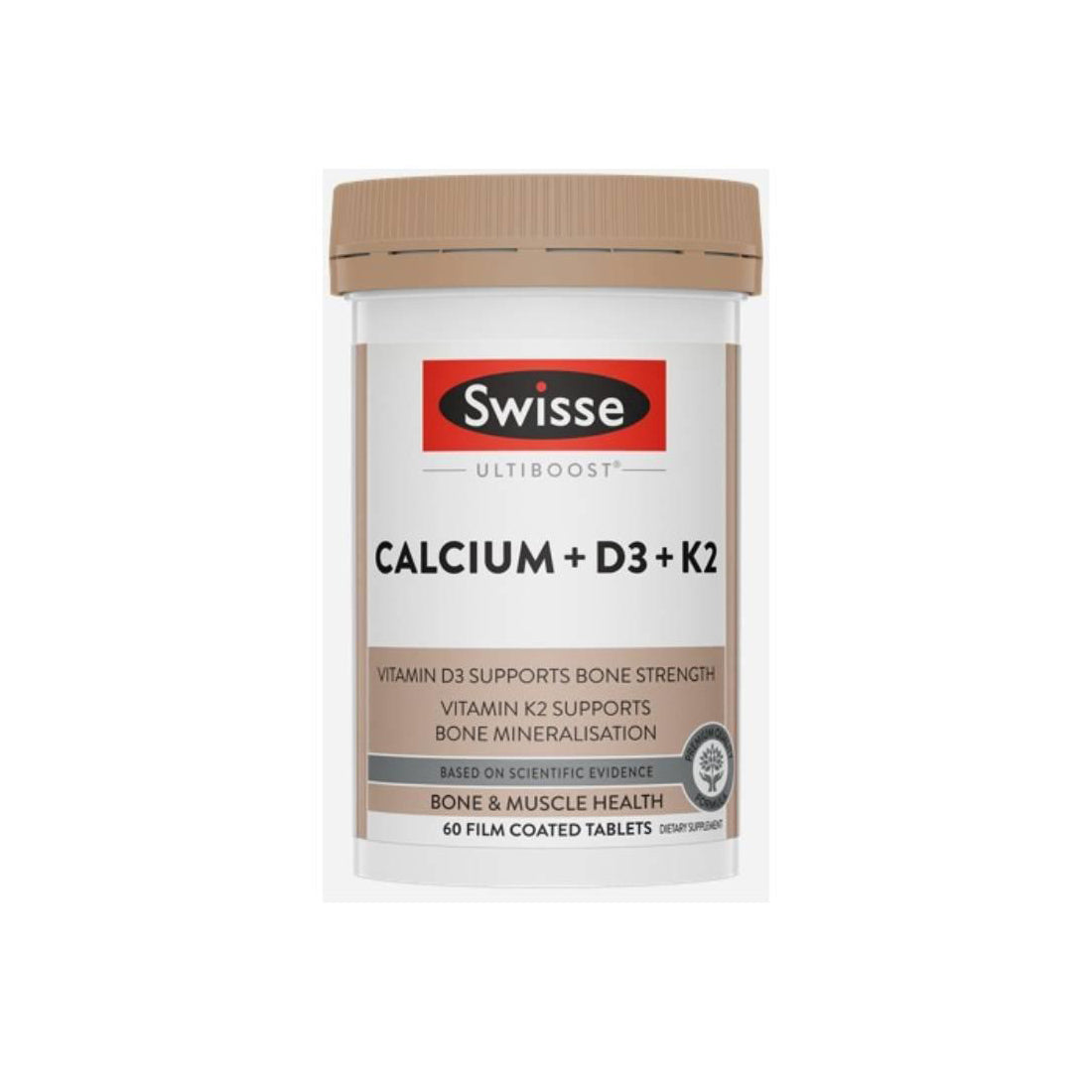 Swisse Ultiboost Calcium + D3 + K2 60c