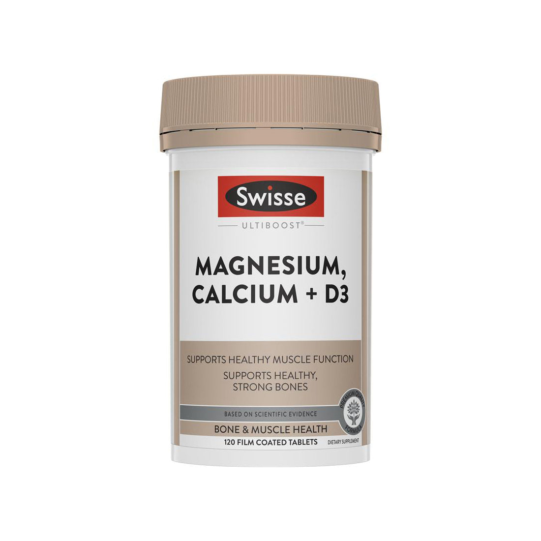 Swisse Ultiboost Magnesium, Calcium + D3 120c