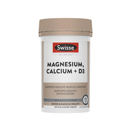 Swisse Ultiboost Magnesium, Calcium + D3 120c
