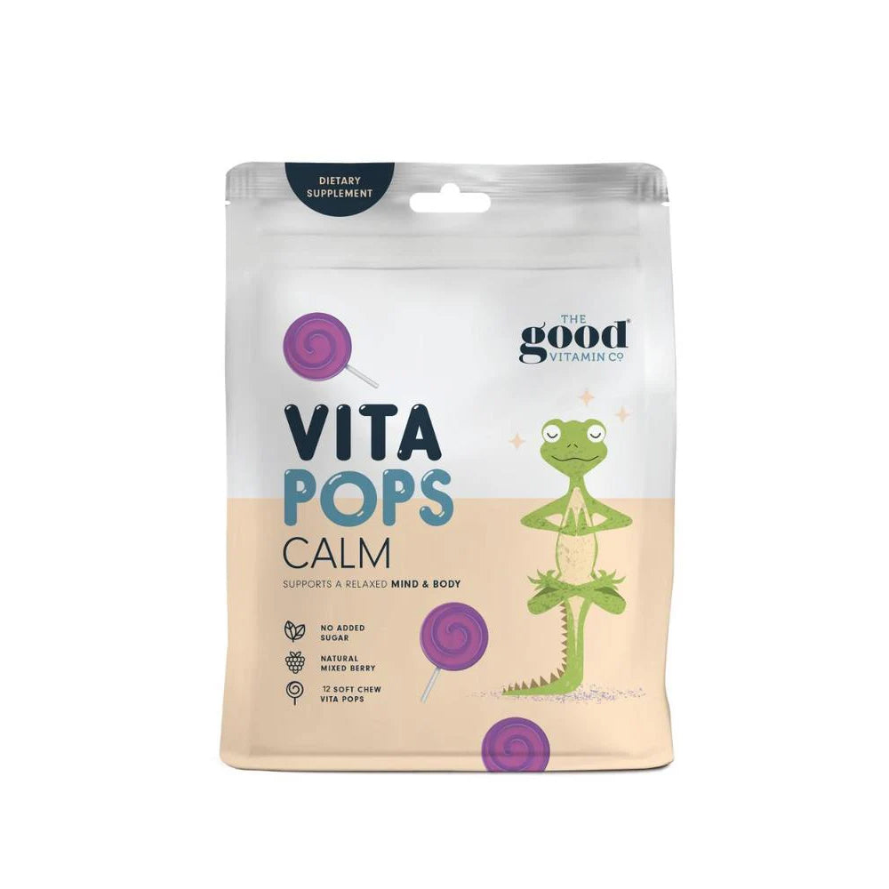 The Good Vitamin Co Kids Calm Vita Pops 12 lollipops