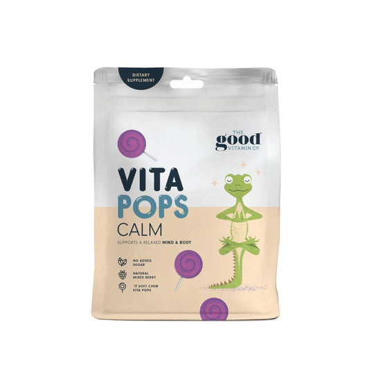 The Good Vitamin Co Kids Calm Vita Pops 12 lollipops